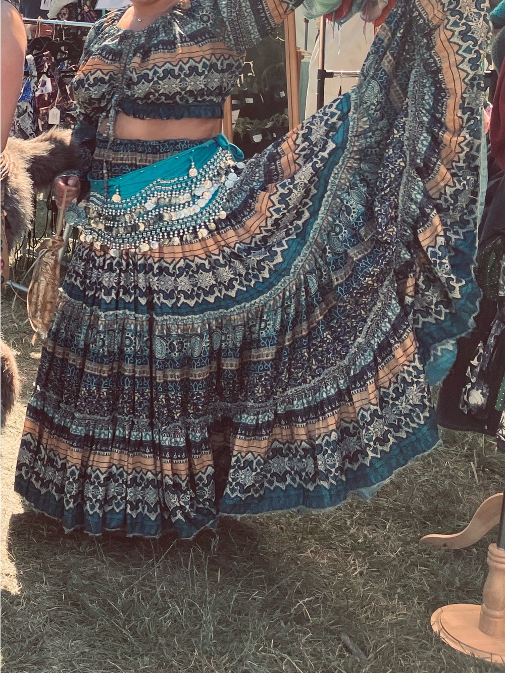 Gypsy Renaissance Festival 2pc Handmade Outfit